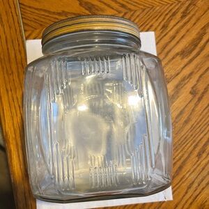 Vintage canister cookie jar